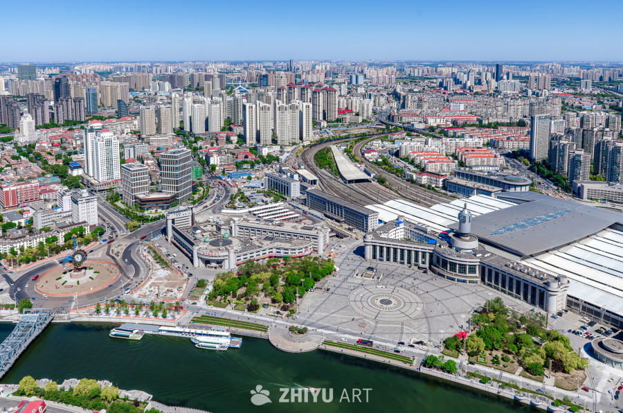 天津站俯瞰图