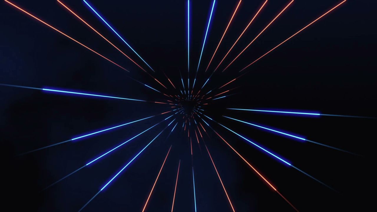动感酷炫万花筒光电线条穿梭电音 94