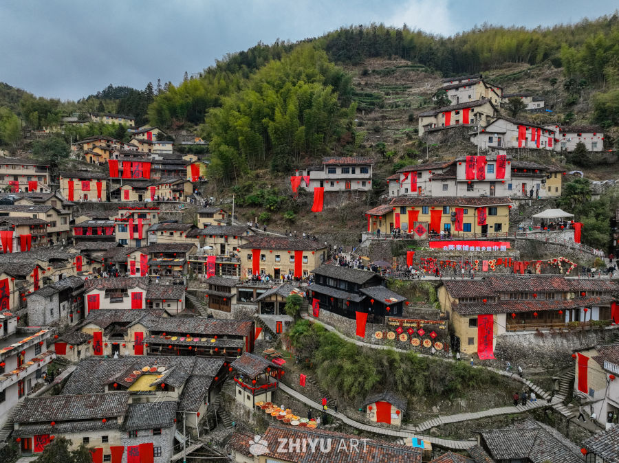 航拍浙江丽水松阳陈家铺村 7