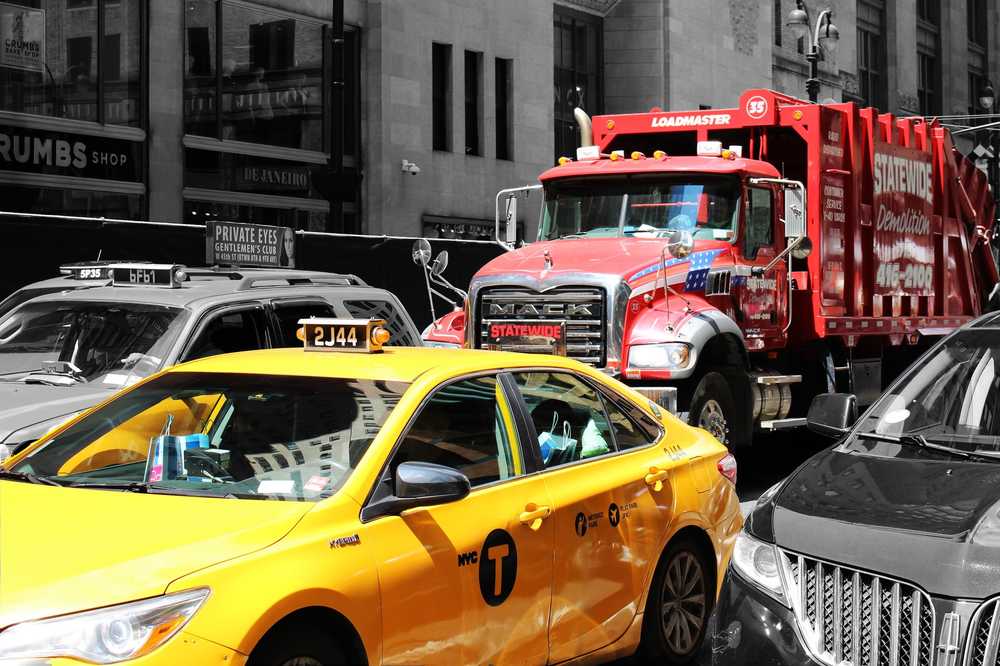 纽约出租车卡车城市