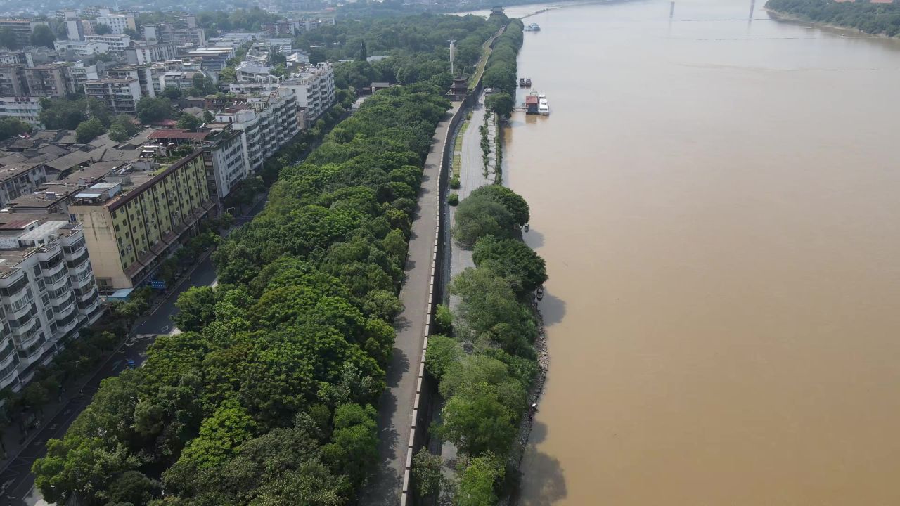  江西赣州江南宋朝4A景区航拍