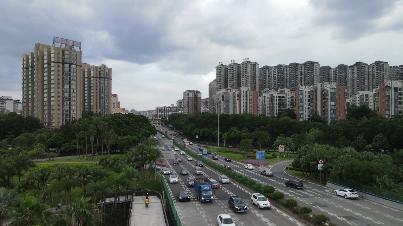 东莞市区航拍