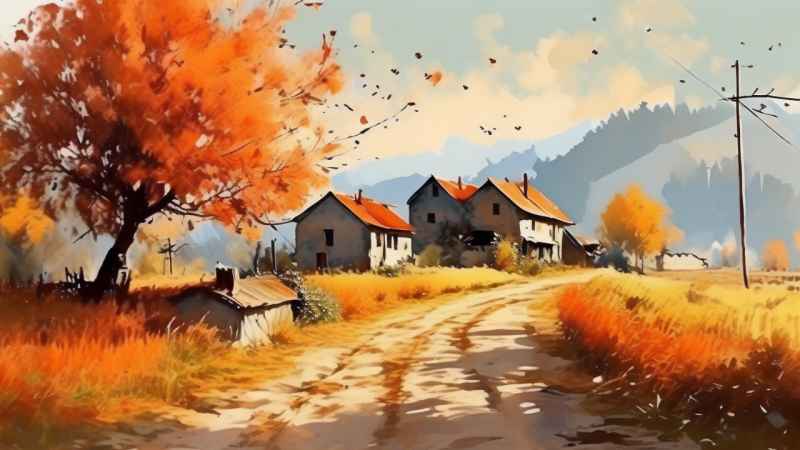 秋季治愈风景田园 81