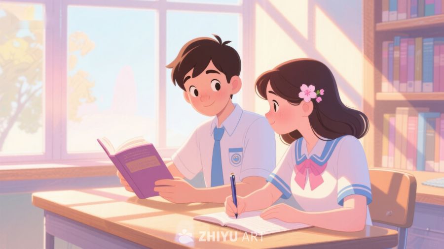 图书馆内学生共同学习 321