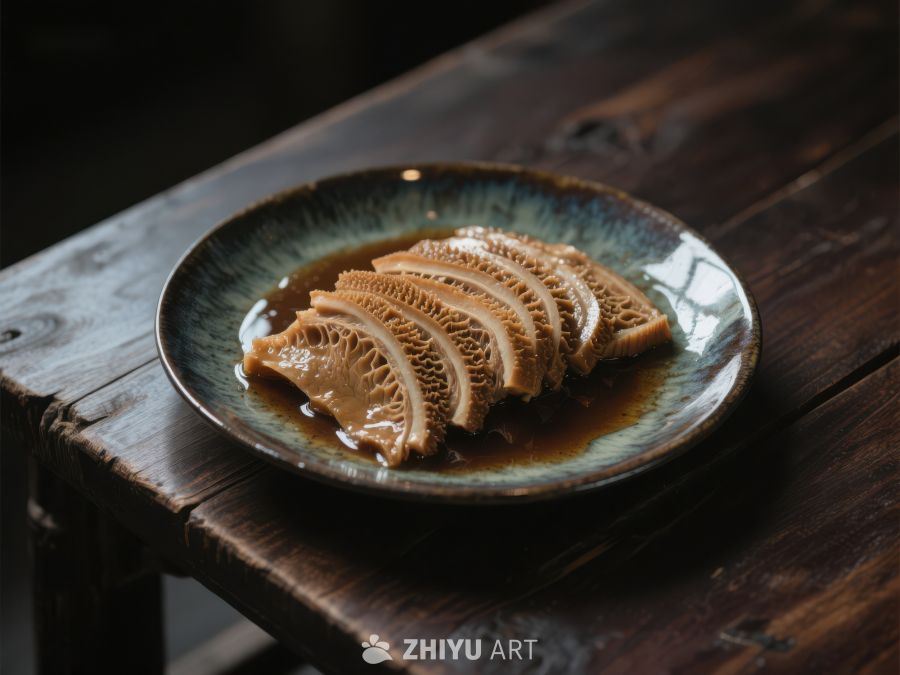 盘中美味牛肚，酱汁浓郁诱人 1109