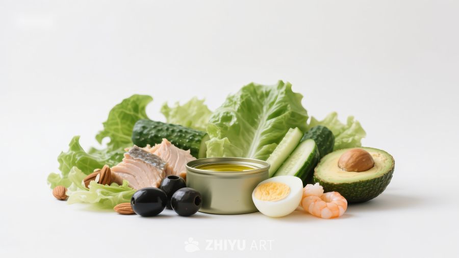 健康食材组合展示