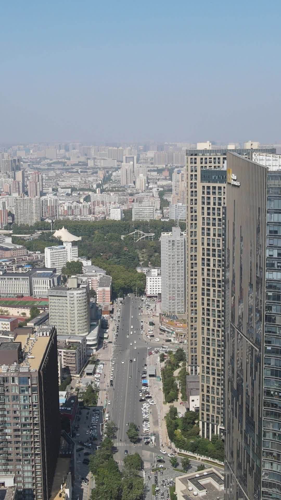 现代都市全景俯瞰