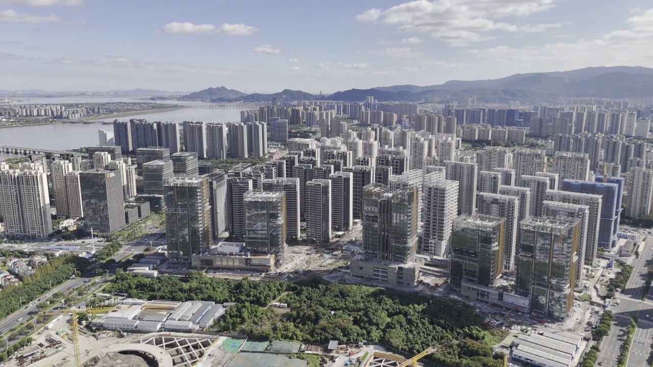 温州晴天城市航拍 36