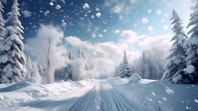 美丽冬季雪景 78