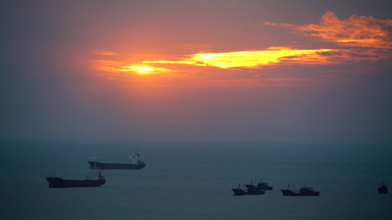 南澳岛海边日落