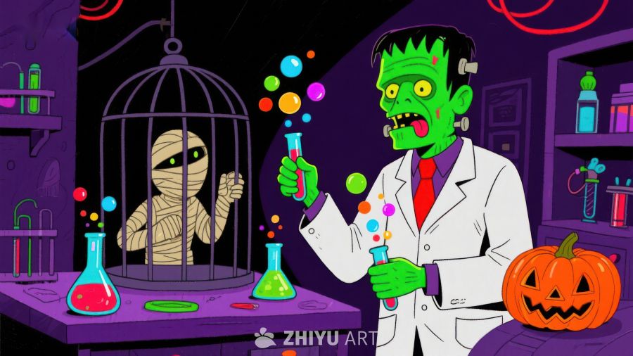 实验室里的科学怪人与木乃伊