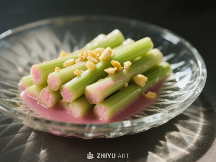 腌制芹菜配花生，清新美味 1099