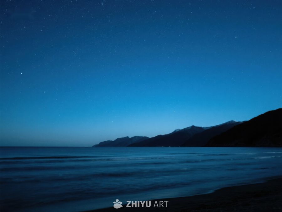 夜幕下的宁静海岸 498