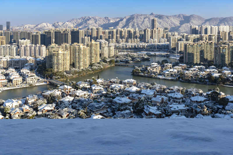 温州新城雪景 9