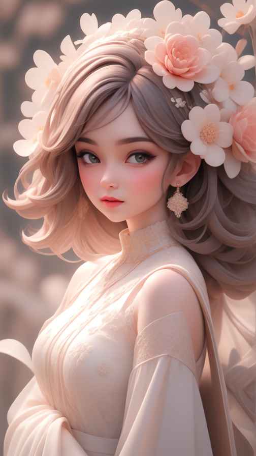 可爱治愈女孩