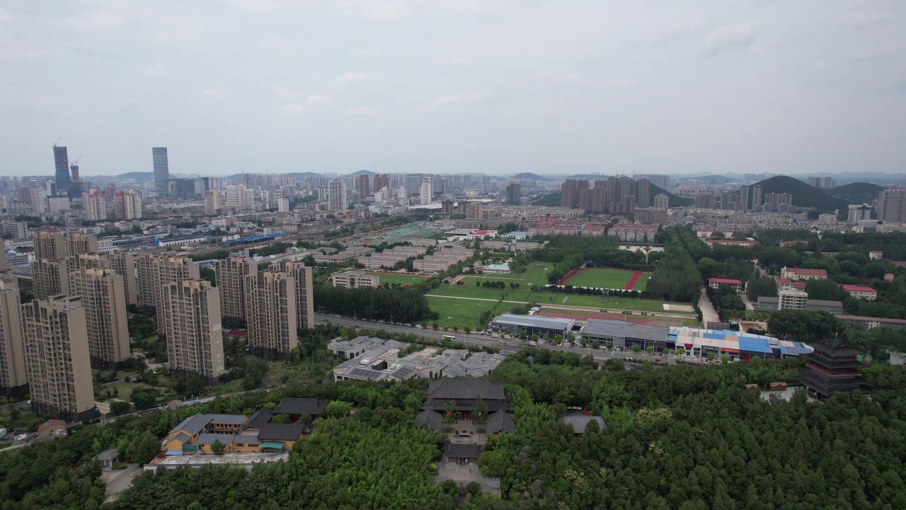 江苏徐州汉文化园航拍