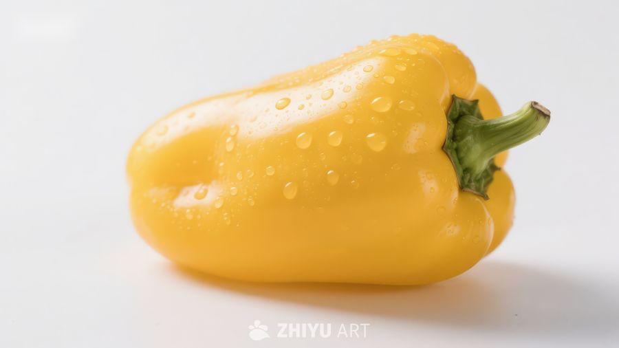 黄色甜椒特写