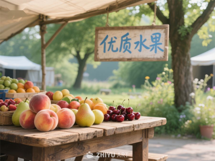 优质水果摊位展示新鲜果品 689