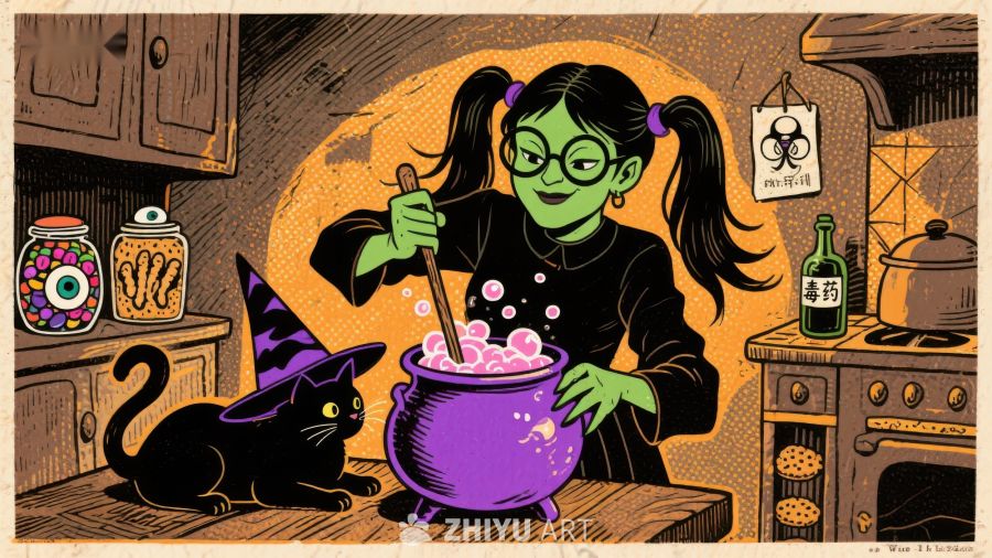 小女巫厨房炼药