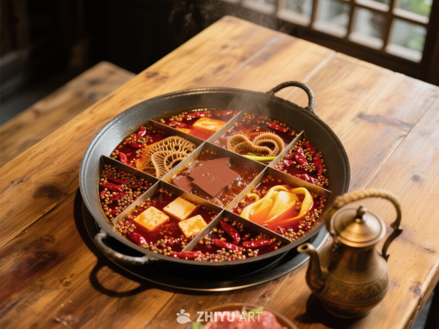 六格火锅，热气腾腾的美食盛宴 365