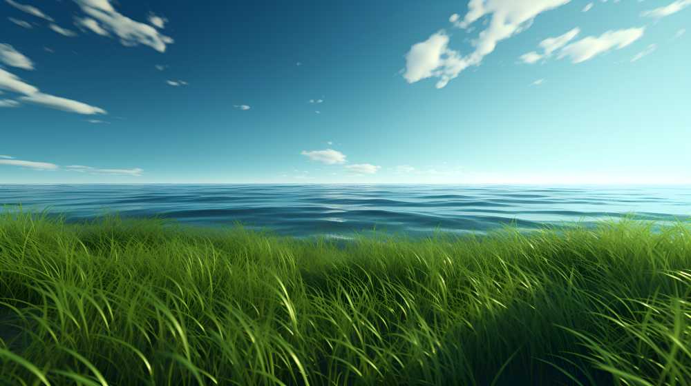 绿色夏季凉快背景图