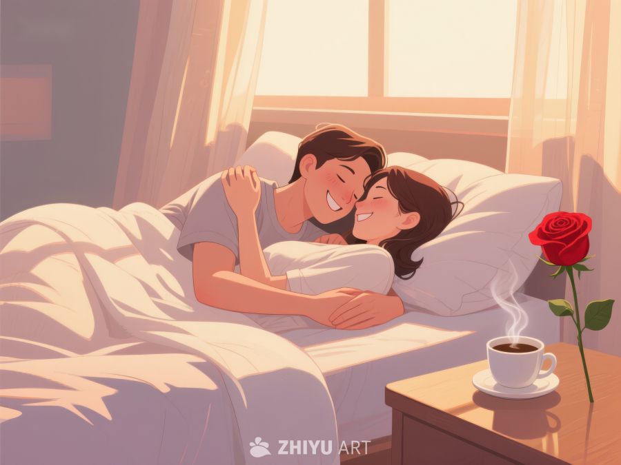 温馨晨曦中的甜蜜时光 708