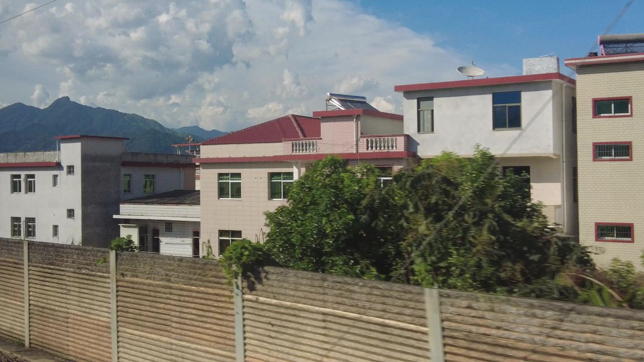 旅途火车高铁窗外风景风光实拍 