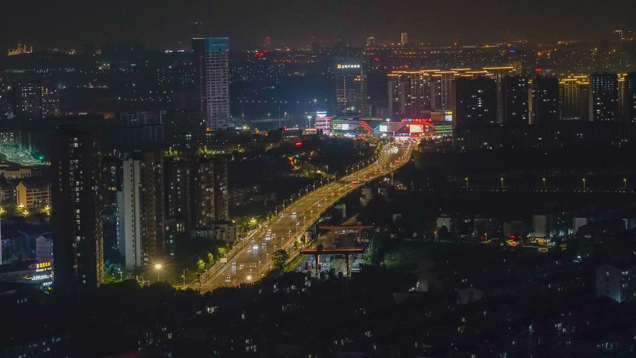 延时摄影-滁州明光东路
