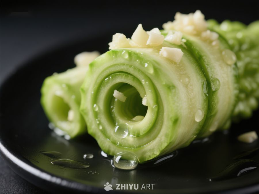 清新黄瓜卷配蒜末 1245