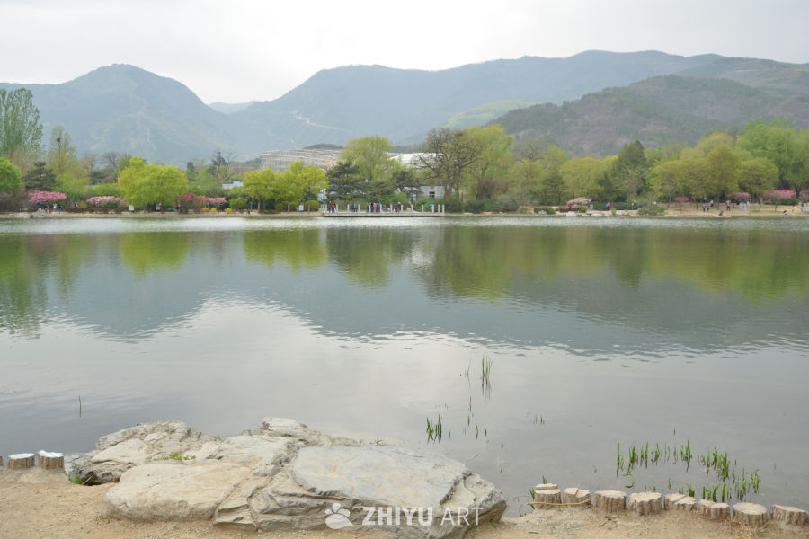 公园人工湖