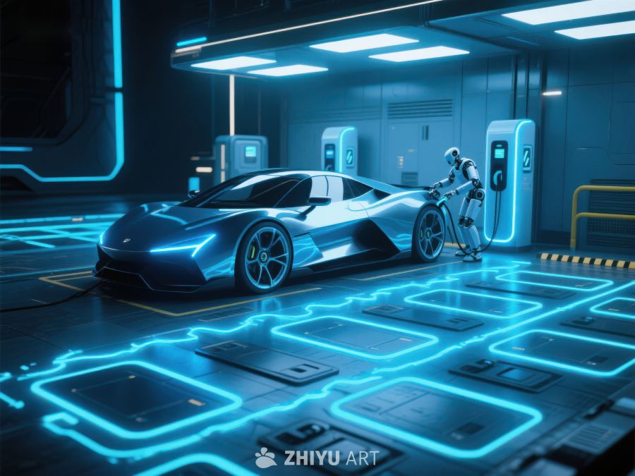 未来科技充电站与智能汽车 343