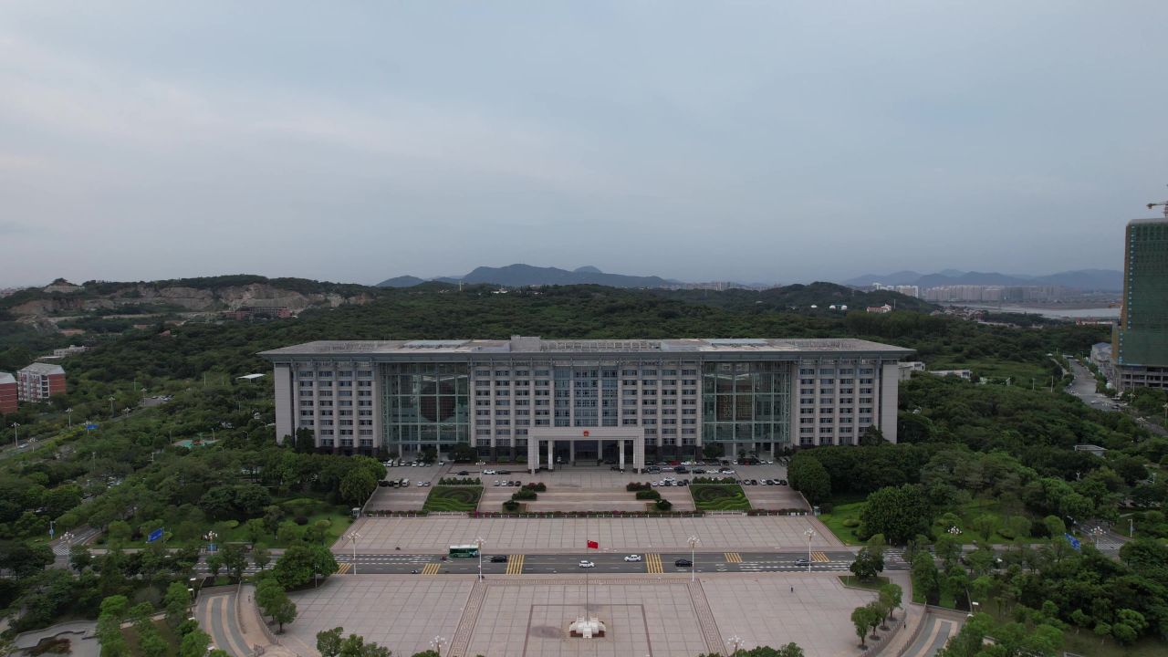 福建泉州市政府航拍