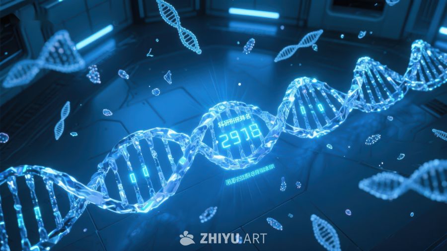 未来科技中的DNA双螺旋结构 726