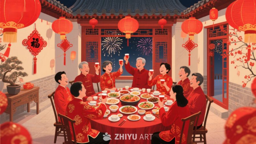 家庭欢聚共庆春节 52