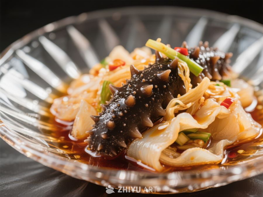 海参拌面，精致美味的中式料理 183