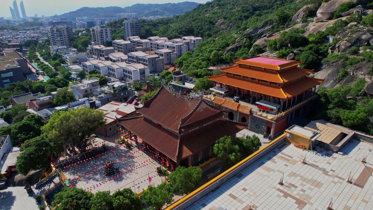 航拍厦门太清宫景观 6