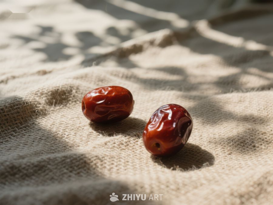阳光下的两颗红枣 740