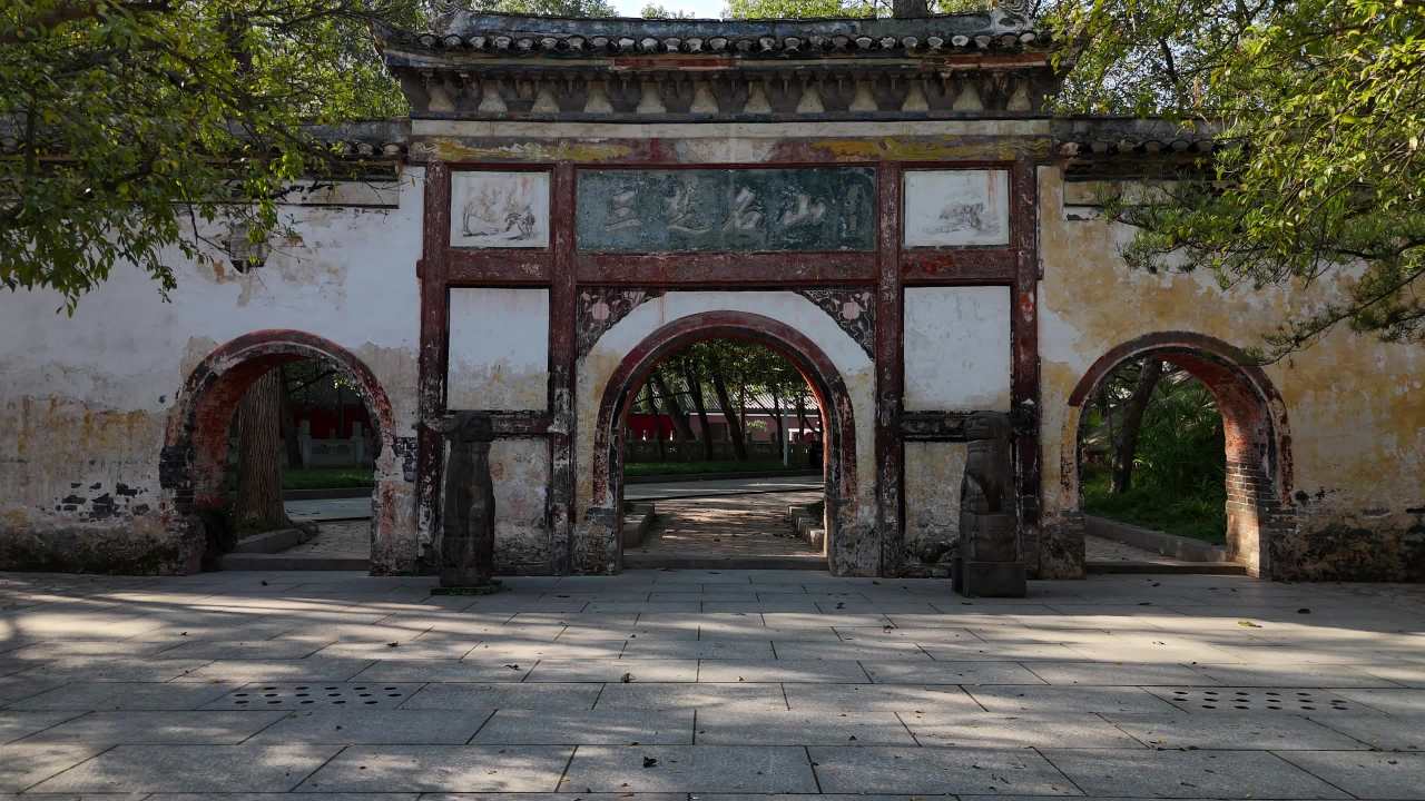寺庙航拍