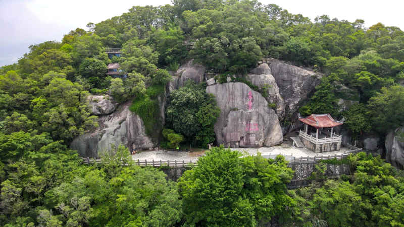 福建泉州城市风光航拍图 