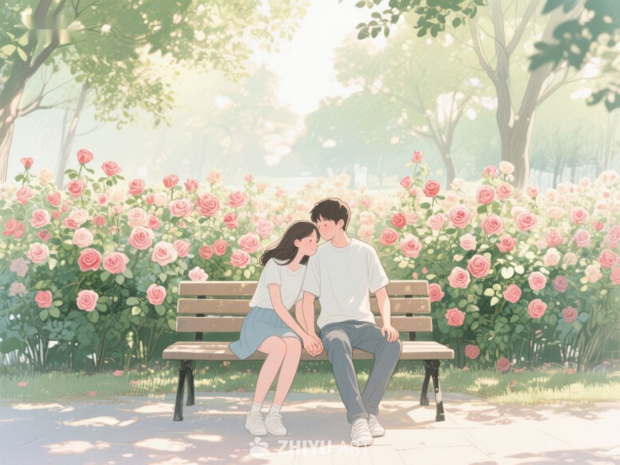 公园长椅上的浪漫时光 213