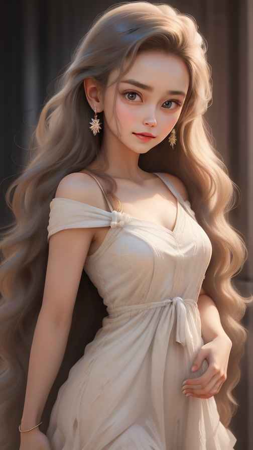 吊带美女