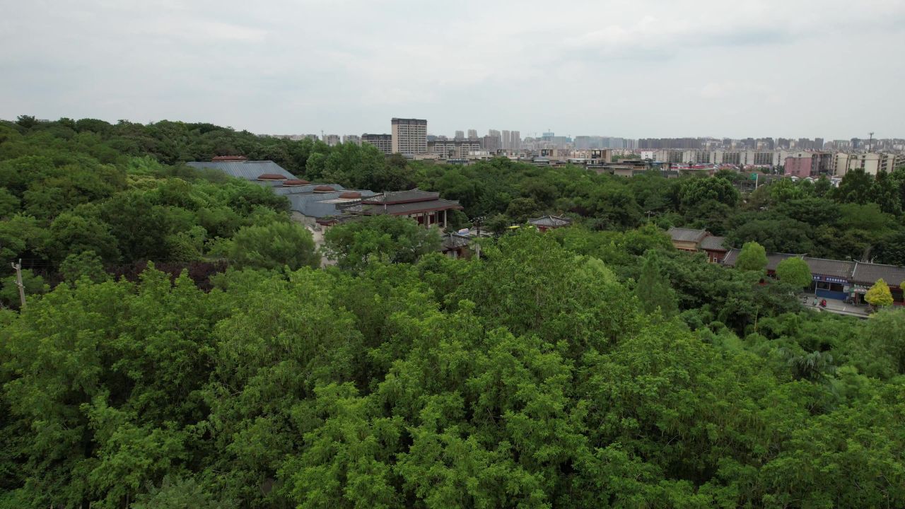 江苏徐州汉文化园航拍