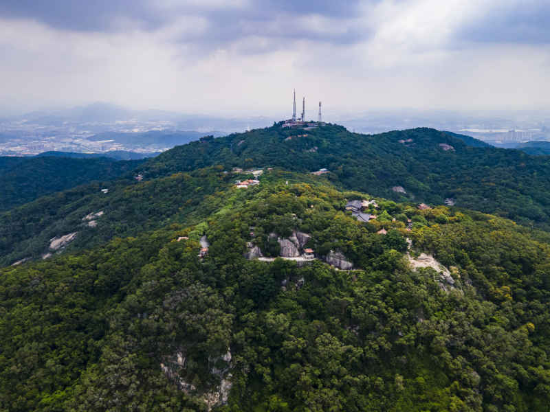 福建泉州清源山航拍摄影图
