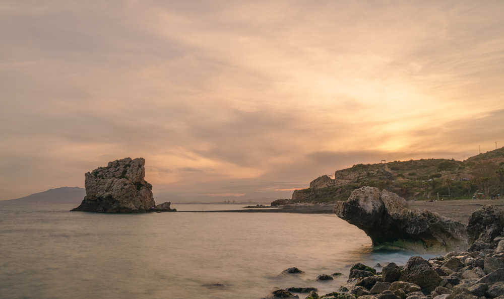 Malaga-日落慢门