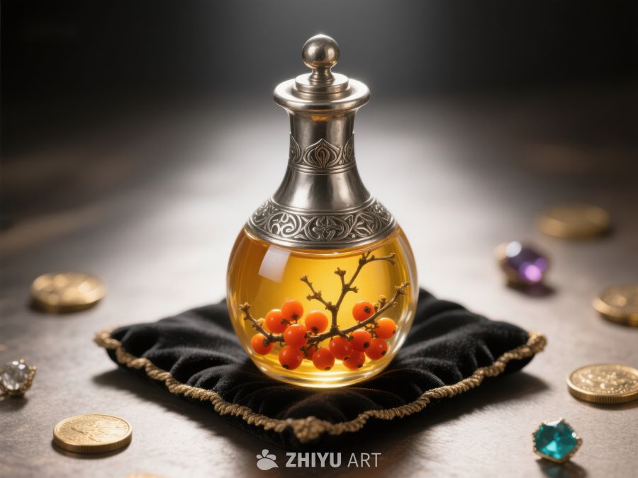古董瓶中果实浸泡的香精油 157