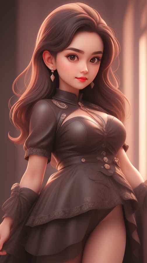 高级感女孩皮衣系列