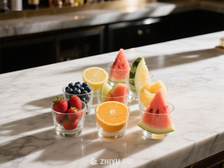 厨房台面上的水果杯 166
