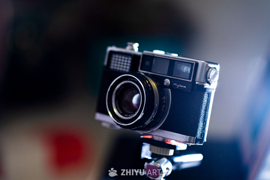 复古相机的静谧之美