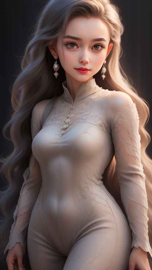美女身材好看穿什么都好看