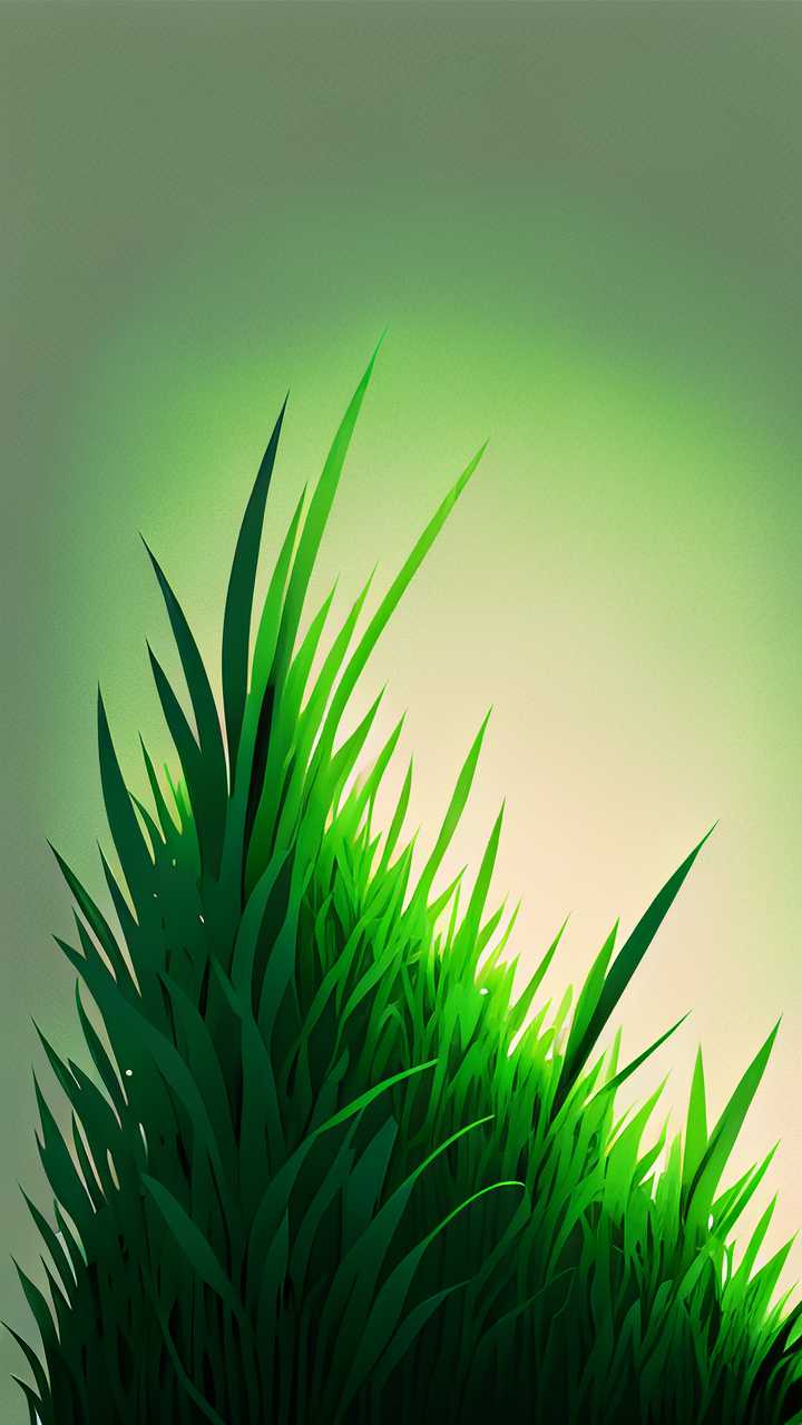 绿色小草清新